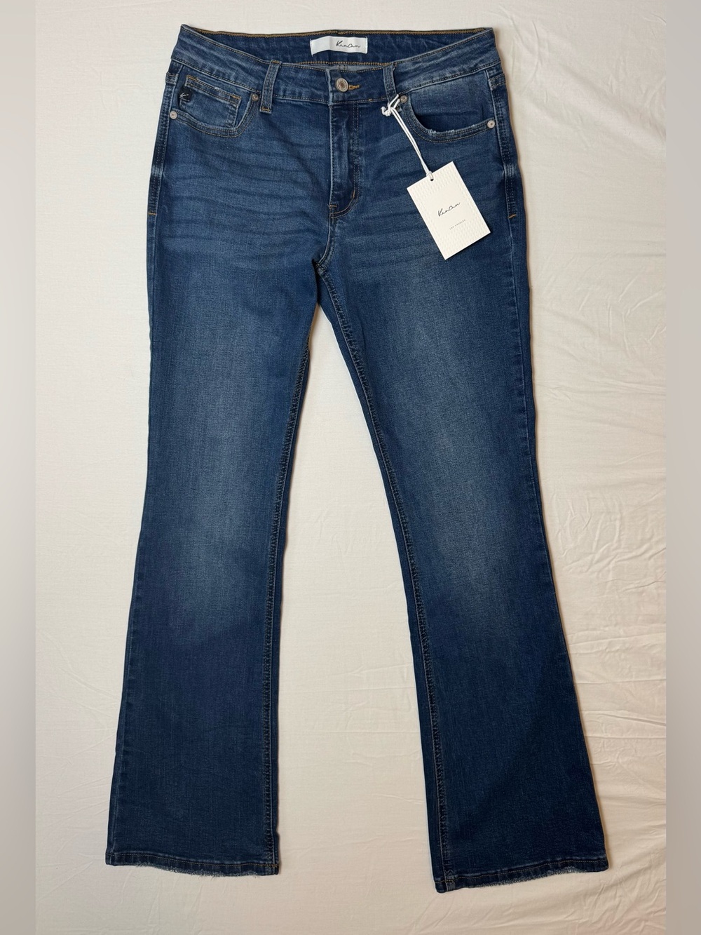 Women’s KanCan Midrise Bootcut Dark Wash Stretch Jeans Size 8 NWT